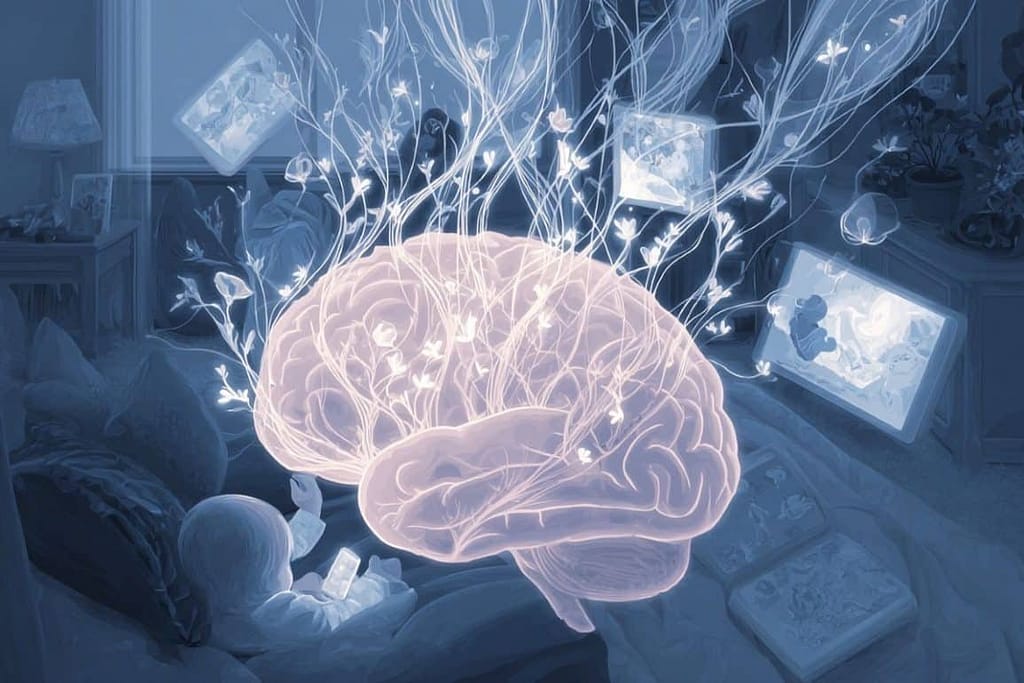 Early Screen Time Linked to Long-Term Brain Changes, Teen Anxiety early screen time linked to long term brain changes, teen anxiety