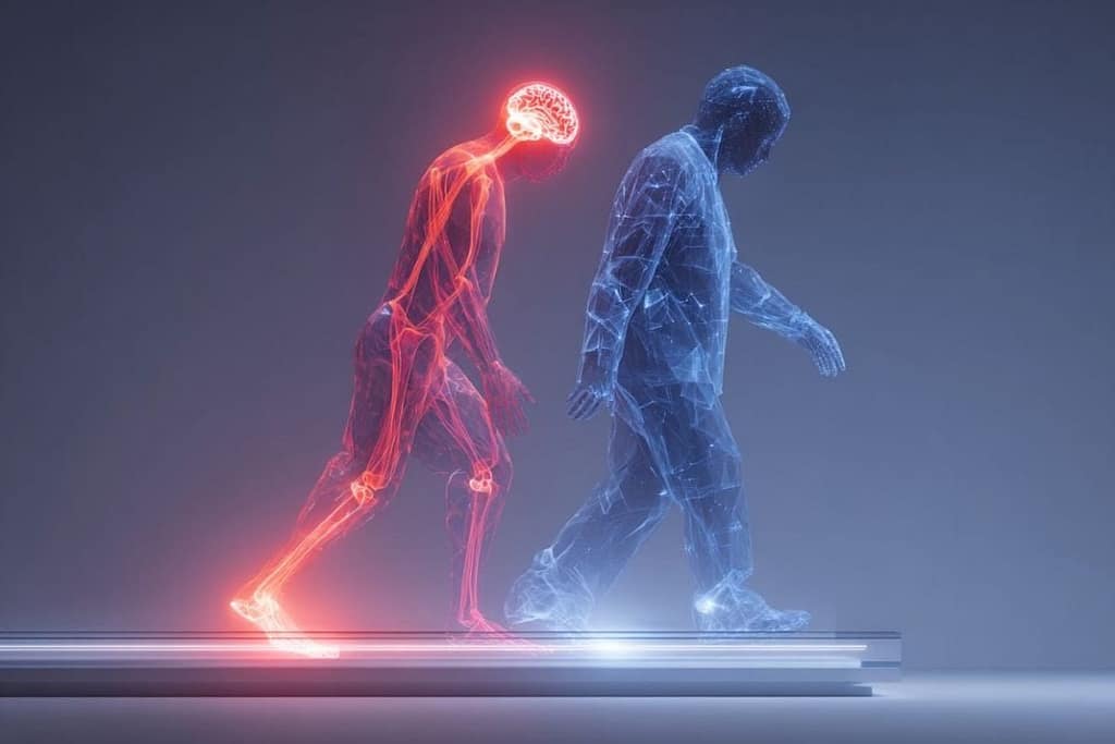 Brain Overdrive Linked to Falling Risk brain overdrive linked to falling risk