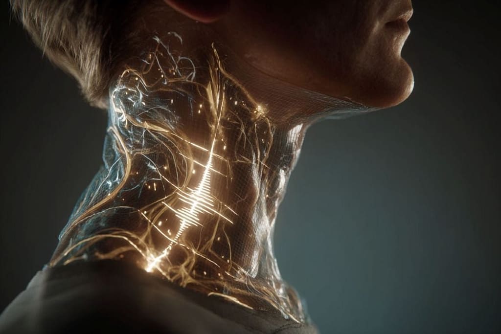 AI Restores Voices Through Microscopic Neck Movements ai restores voices through microscopic neck movements