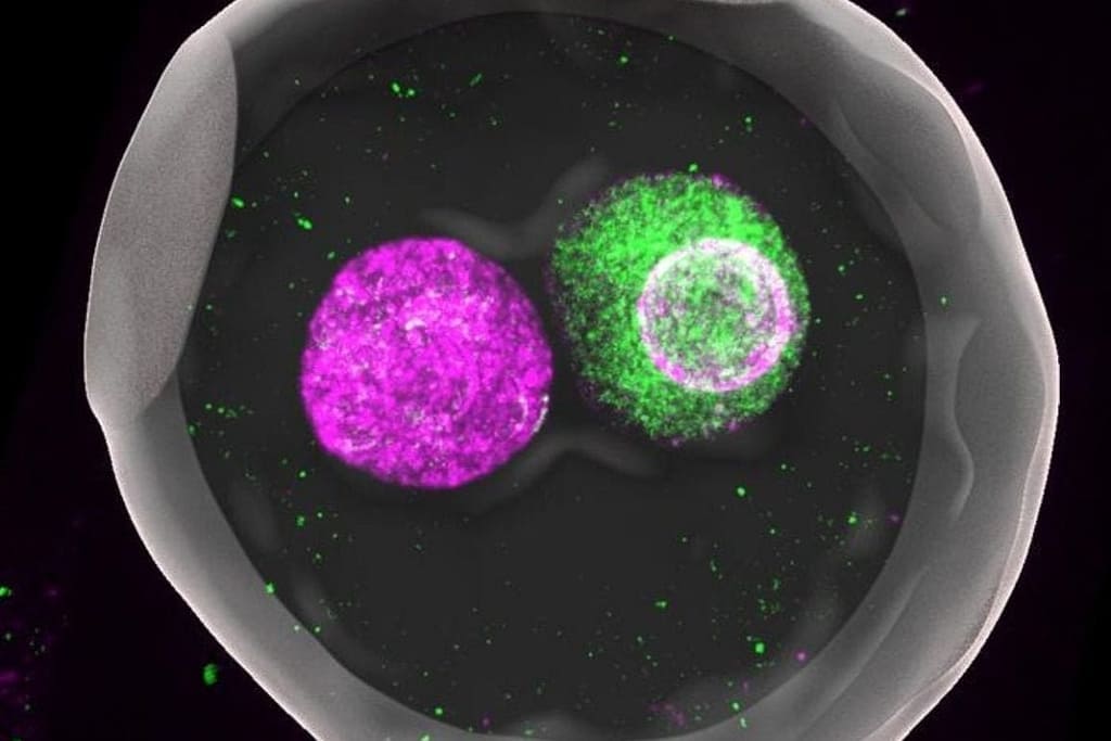 Tug-of-War of Life: Fertilized Eggs Keep Two Separate Nuclei tug of war of life: fertilized eggs keep two separate nuclei