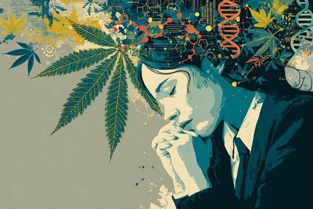 Genetic Pathways Link Cannabis Use to Psychosis Risk genetic pathways link cannabis use to psychosis risk